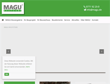 Tablet Screenshot of magu.de